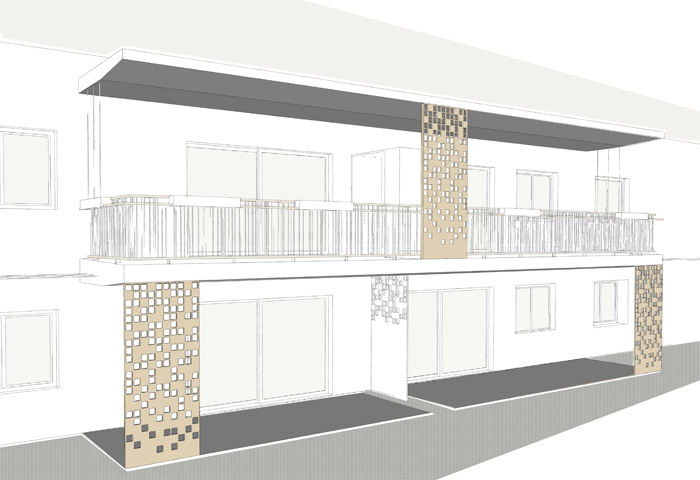 Visualisierung Wohnhaus in Pichling