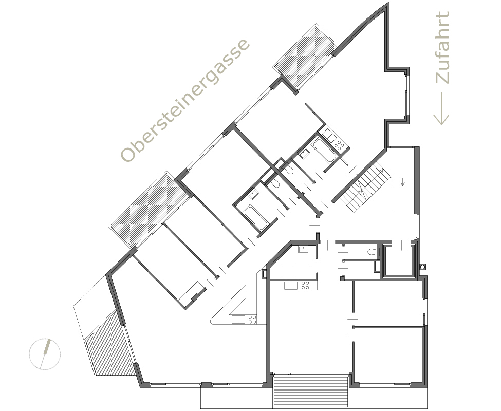 Grundriss 1. u. 2. Obergeschoss